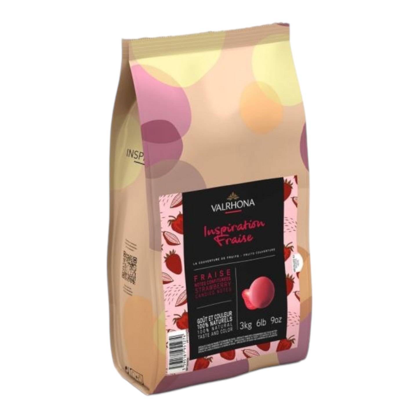 Sachet 3kg Fèves chocolat Inspiration Fraise - Valrhona