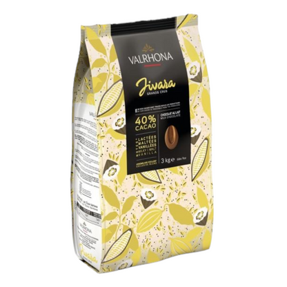 Sachet 3kg Fèves chocolat lait Jivara 40% - Valrhona