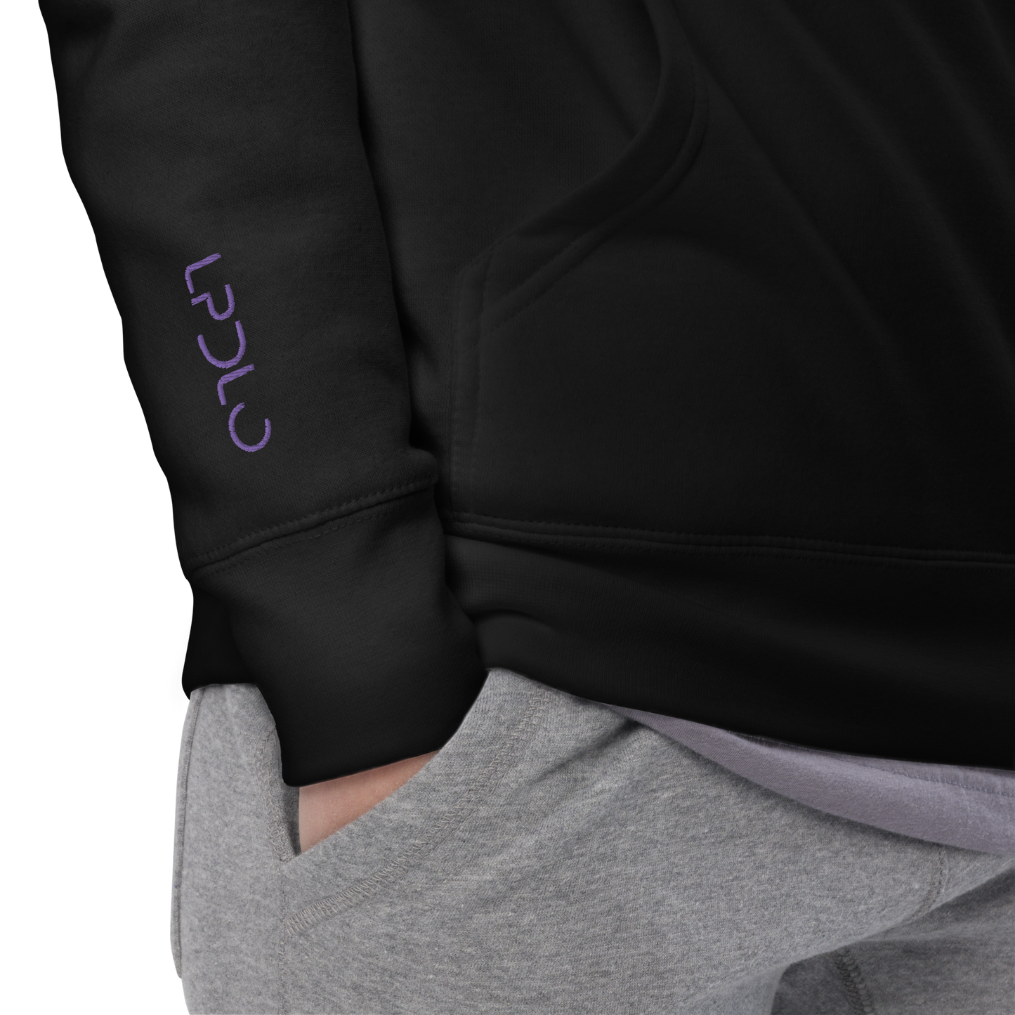 Sweat à Capuche LPDLO Logo Violet ⚤