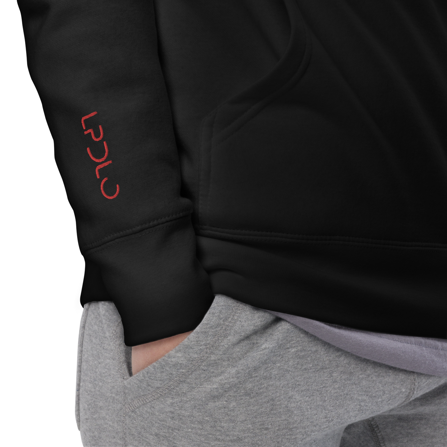 Sweat à Capuche LPDLO Logo Rouge ⚤