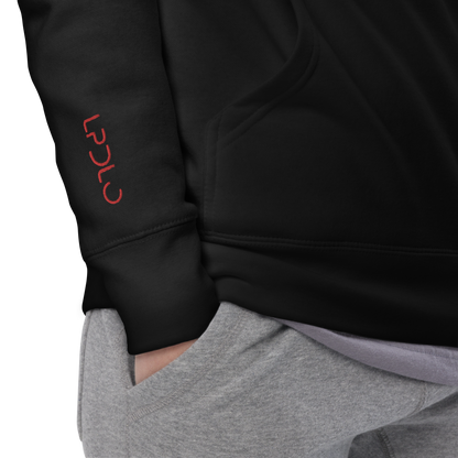 Sweat à Capuche LPDLO Logo Rouge ⚤