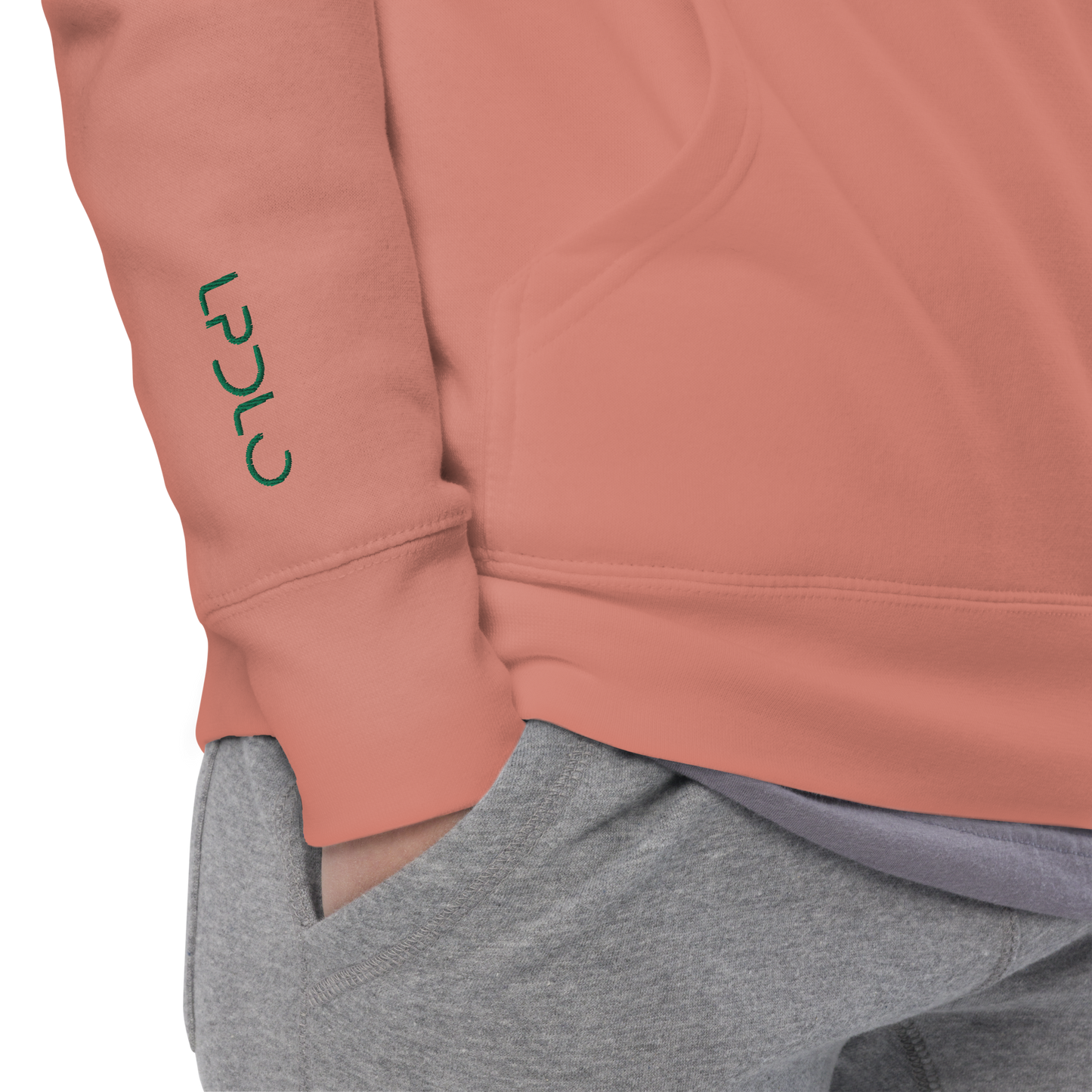 Sweat à Capuche LPDLO Logo Green Kelly ⚤