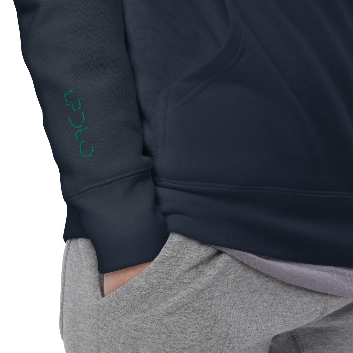 Sweat à Capuche LPDLO Logo Green Kelly ⚤