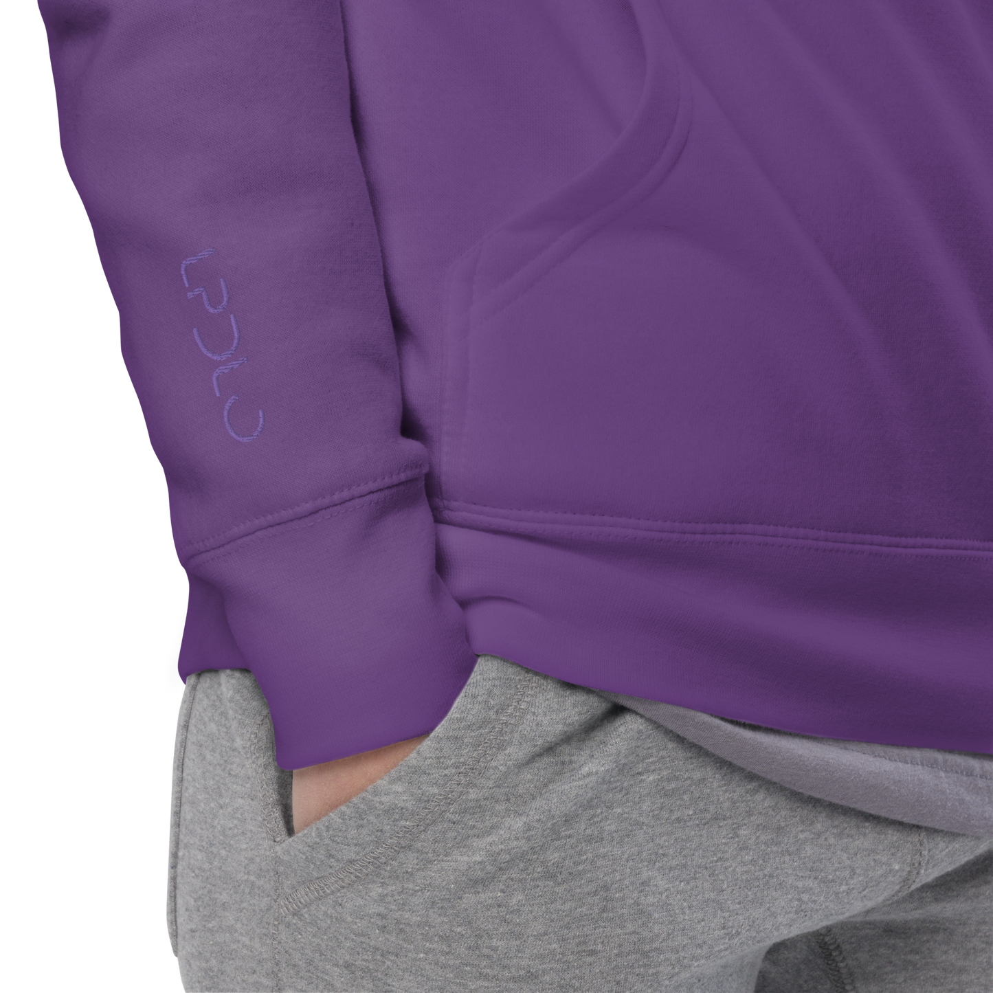 Sweat à Capuche LPDLO Logo Violet ⚤